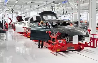 Tesla Motors manufacturing facility