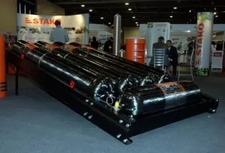 GasShow 2011 - composite CNG tanks by STAKO