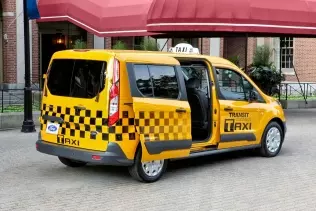 Ford Transit Connect Taxi - rear view