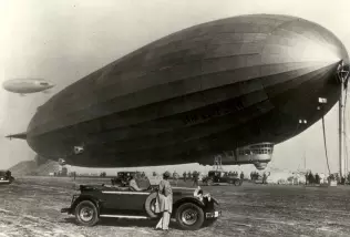 The Graf Zeppelin airship