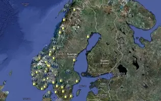 LPG stations in Norway and Sweden