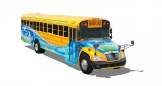 Blue Bird Vision LPG-powered school bus