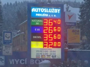 Fuel prices in Czech Republic