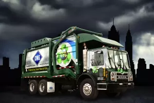 TFC Recycling's Mack garbage truck