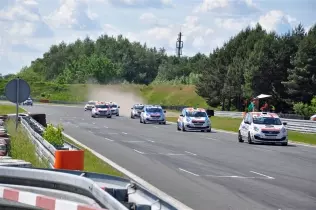 On-track rumble in race two