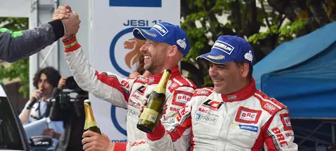 BRC on podium in 2015 Rally Adriatico