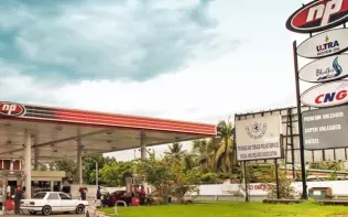 Fuel station in Trinidad and Tobago