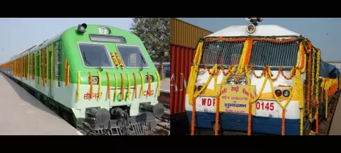 Dual-fuel trains enter service in India