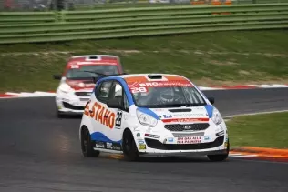 The STAKO car on track at Vallelunga
