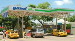 A Gazel fuel station in Colombia