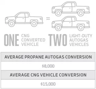 LPG and CNG conversion cost
