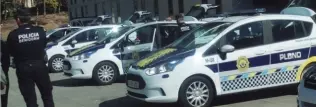 Benidorm's fleet of new police cars