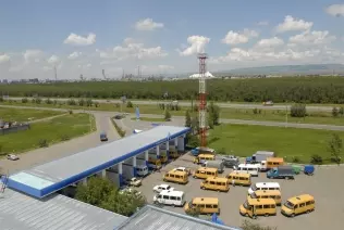Gazprom Transgaz Stavropol compressed natural gas (CNG) filling station