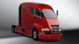 Nikola One all-electric truck tractor