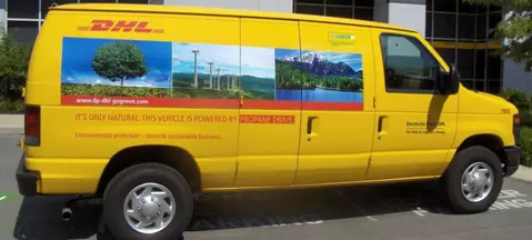 DHL introduces LPG vans
