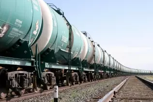 LPG rail tankers coming from Kazakhstan