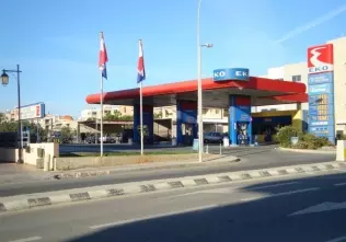 A fuel station in Nicosia, Cyprus