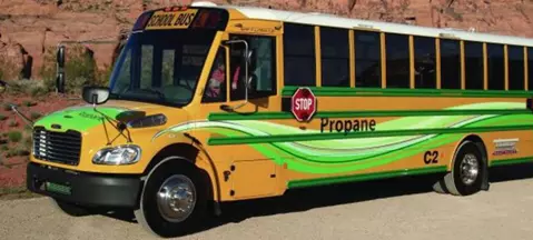 LPG school buses hit an all-time high