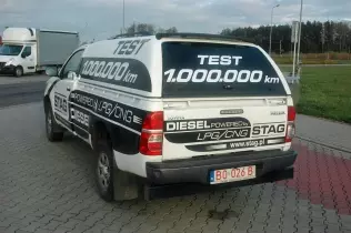 Toyota Hilux with a STAG DIESEL LPG system