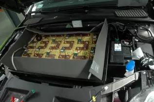 Battery in the engine bay