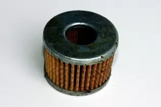 A worn-out gaseous state autogas filter