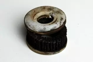 A badly worn-out liquid state autogas filter
