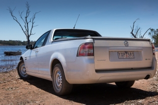 Holden Ute Omega LPG seen from the back