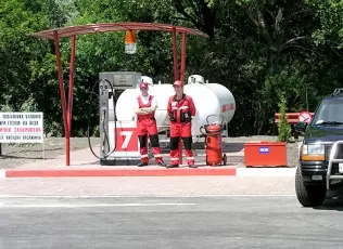 A Lukoil LPG station in Ukraine
