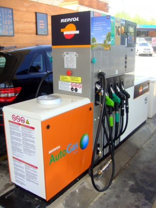 A multifuel dispenser at a fuel station