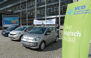 Volkswagen Eco up!, Skoda Citigo CNG and Seat Mii Ecofuel awarded by VCD