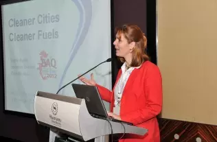 Sophie Punte at Asia Autogas Summit 2012