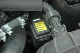 Kia Cee'd GDI LPdi - the autogas system's fuse box