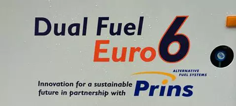 First Euro 6 CNG diesel-gas truck delivered