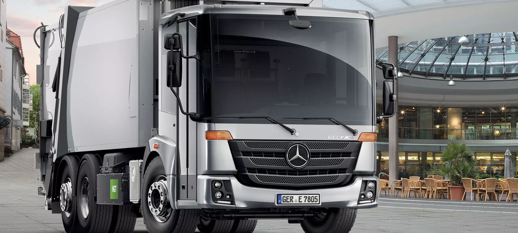 Mercedes Econic NGT 2014 - harder working