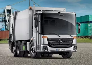 Mercedes Econic NGT as a refuse truck