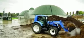 Methane-powered New Holland T6.140 tractor