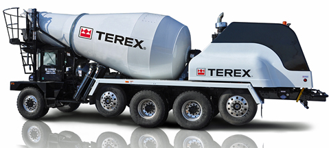 Terex FD5000 CNG concrete mixer truck