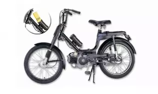 Jordan Motors Blackswan LPG-powered moped
