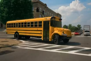 IC Bus CE Series autogas-powered school bus