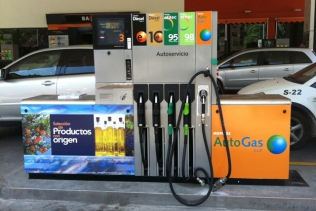 A station offering autogas in Spain