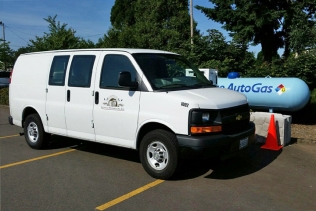 General Distributors, Inc.'s LPG-powered Chevrolet Express van