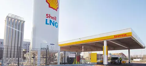 Shell opens first European LNG station