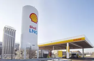 Shell's first European LNG station