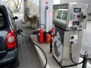 LPG refueling at a station in Italy