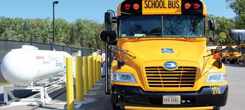 7000 LPG-powered school buses in the US