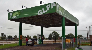 An autogas station in Argentina