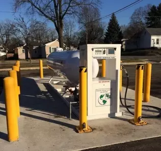 LPG station in Canada