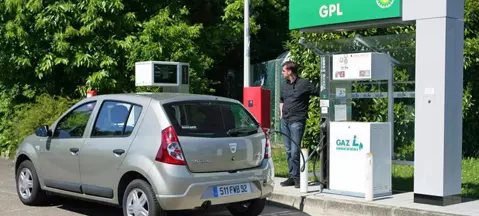 Park for free with autogas in France