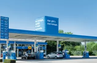 A fuel station in Germany