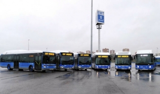 EMT Madrid's newly purchased CNG-powered buses